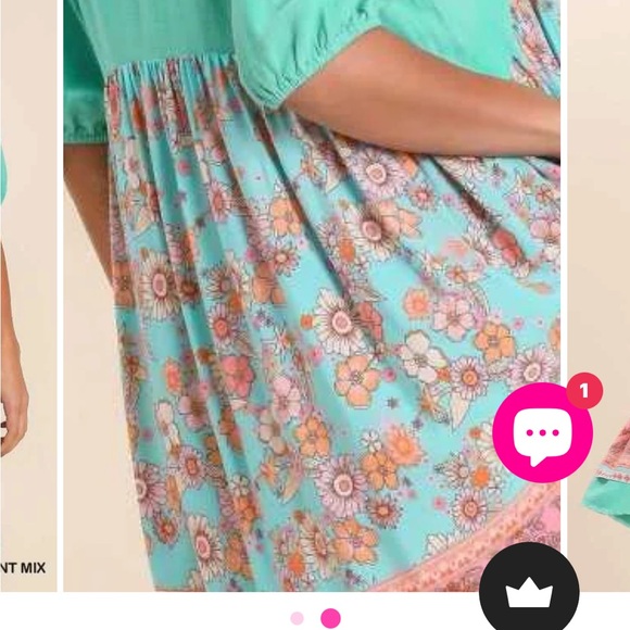 Umgee plus size short dress - Picture 7 of 15